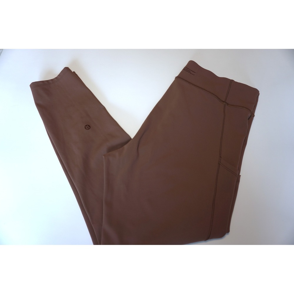 Lululemon Lab Terra Cosmos Brown‎ Pocket Leggings Summer 23 Collection Size 10